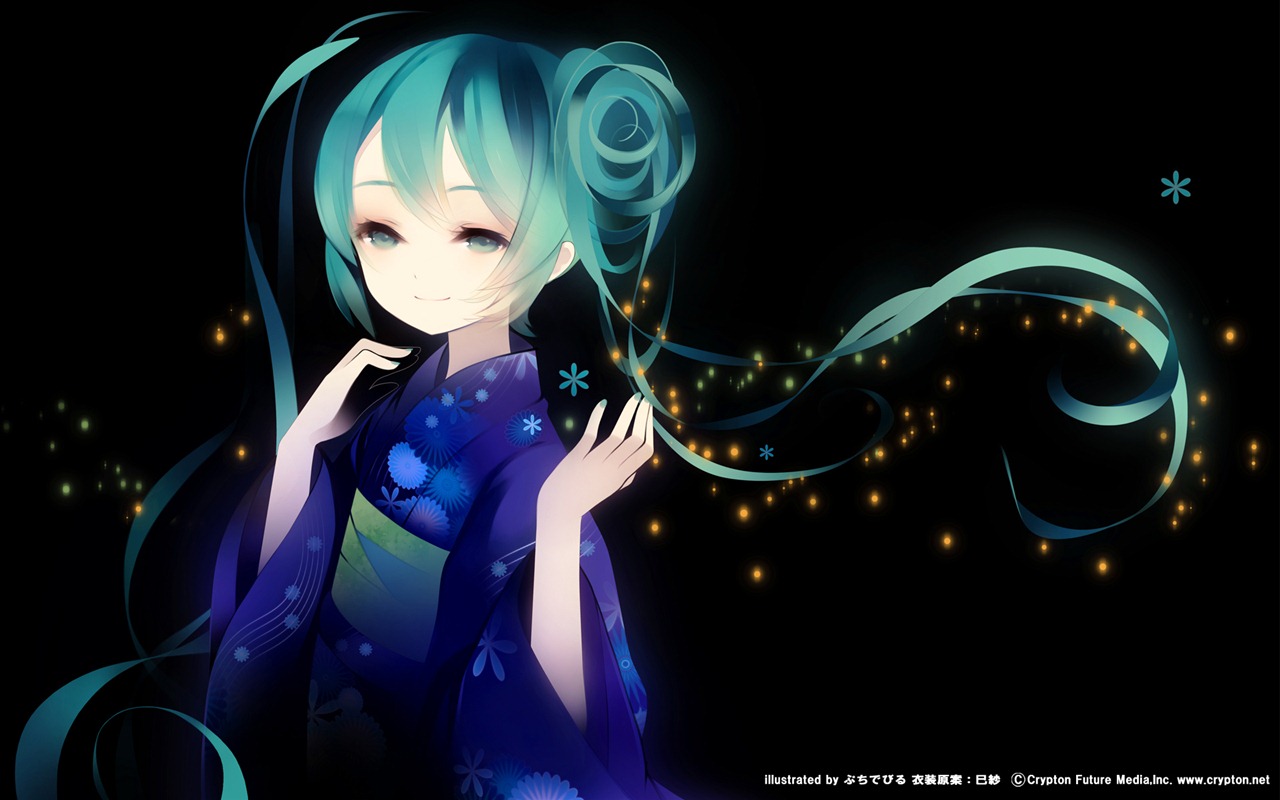 Hatsune Miku řady tapety (5) #6 - 1280x800