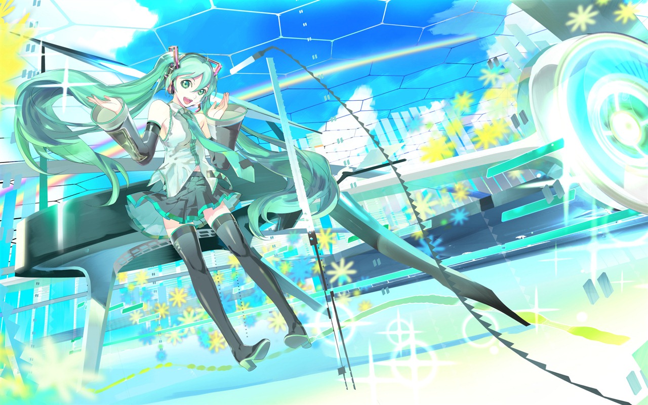 Hatsune Miku series wallpaper (5) #12 - 1280x800