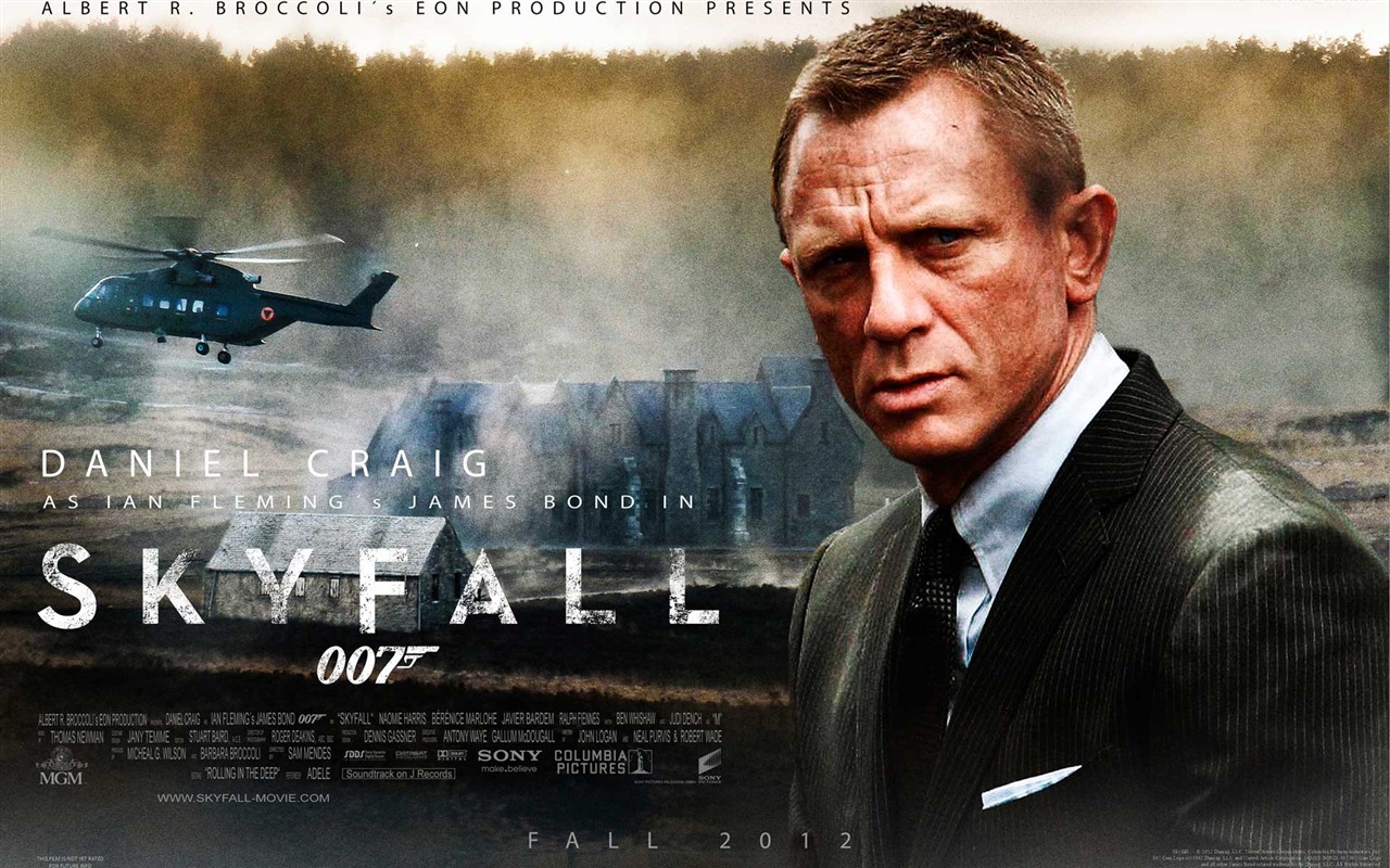 Skyfall 007 HD wallpapers #7 - 1280x800