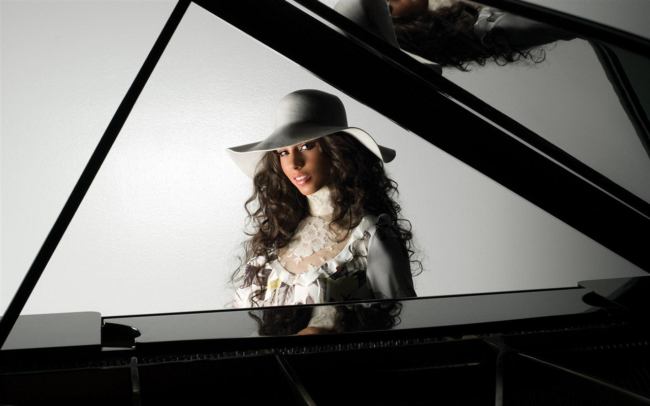 Alicia Keys krásné Tapety na plochu #4 - 1280x800