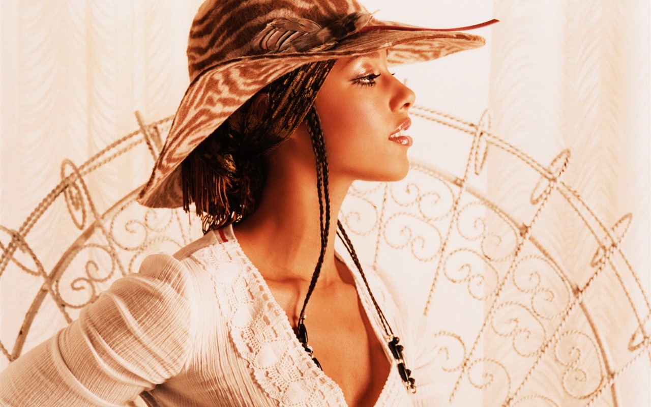 Alicia Keys krásné Tapety na plochu #8 - 1280x800