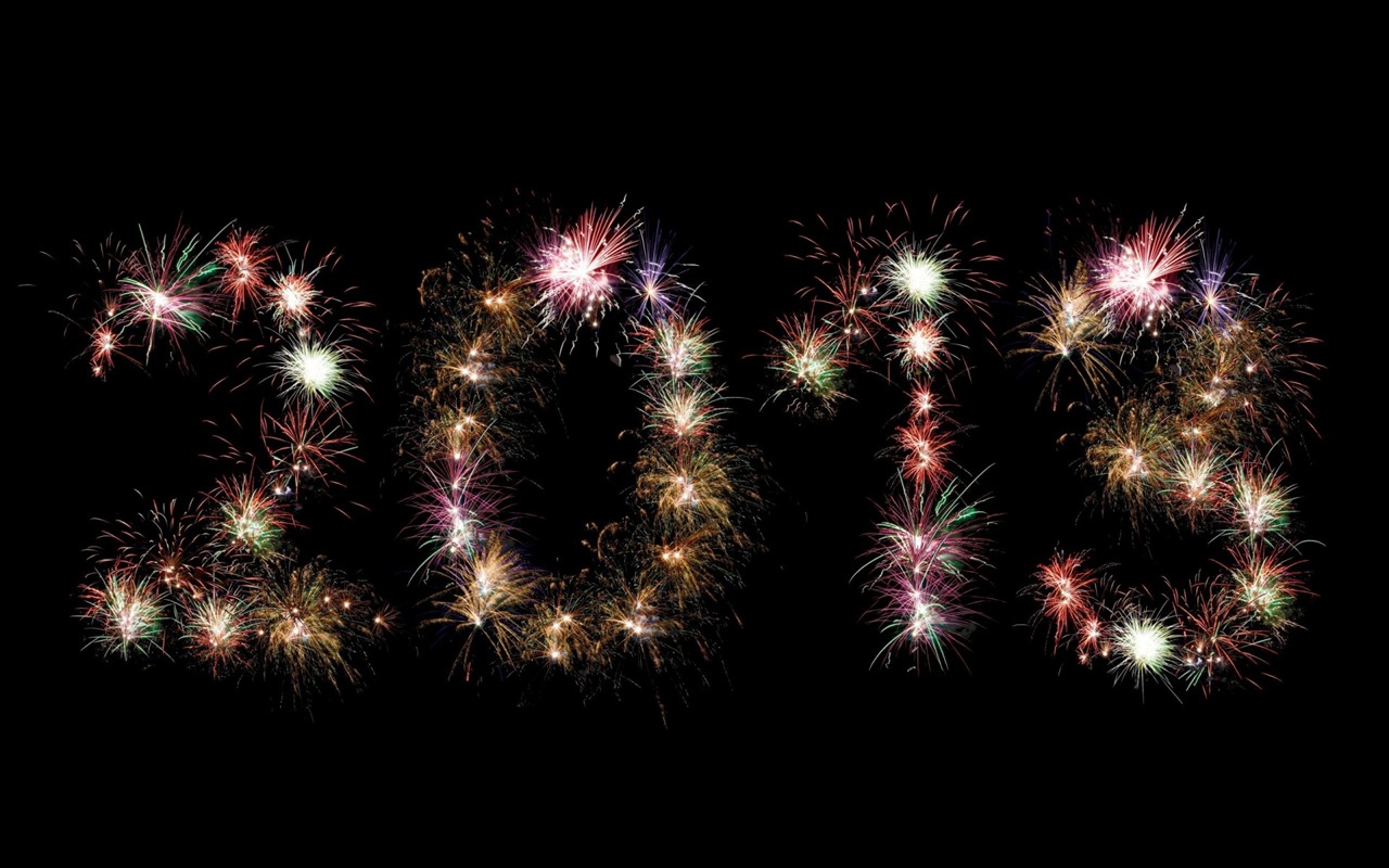 2013 Šťastný Nový Rok HD Tapety na plochu #14 - 1280x800