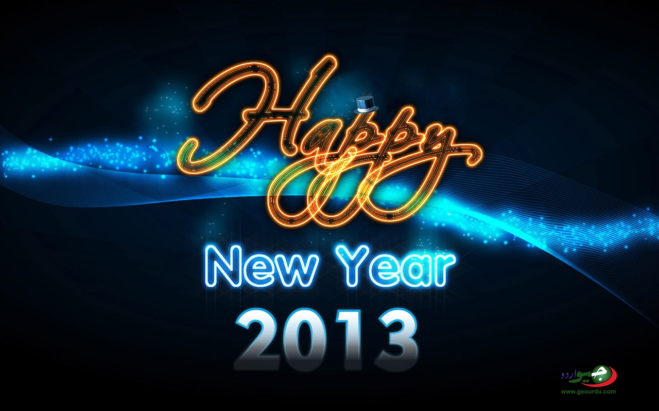 2013 Šťastný Nový Rok HD Tapety na plochu #17 - 1280x800