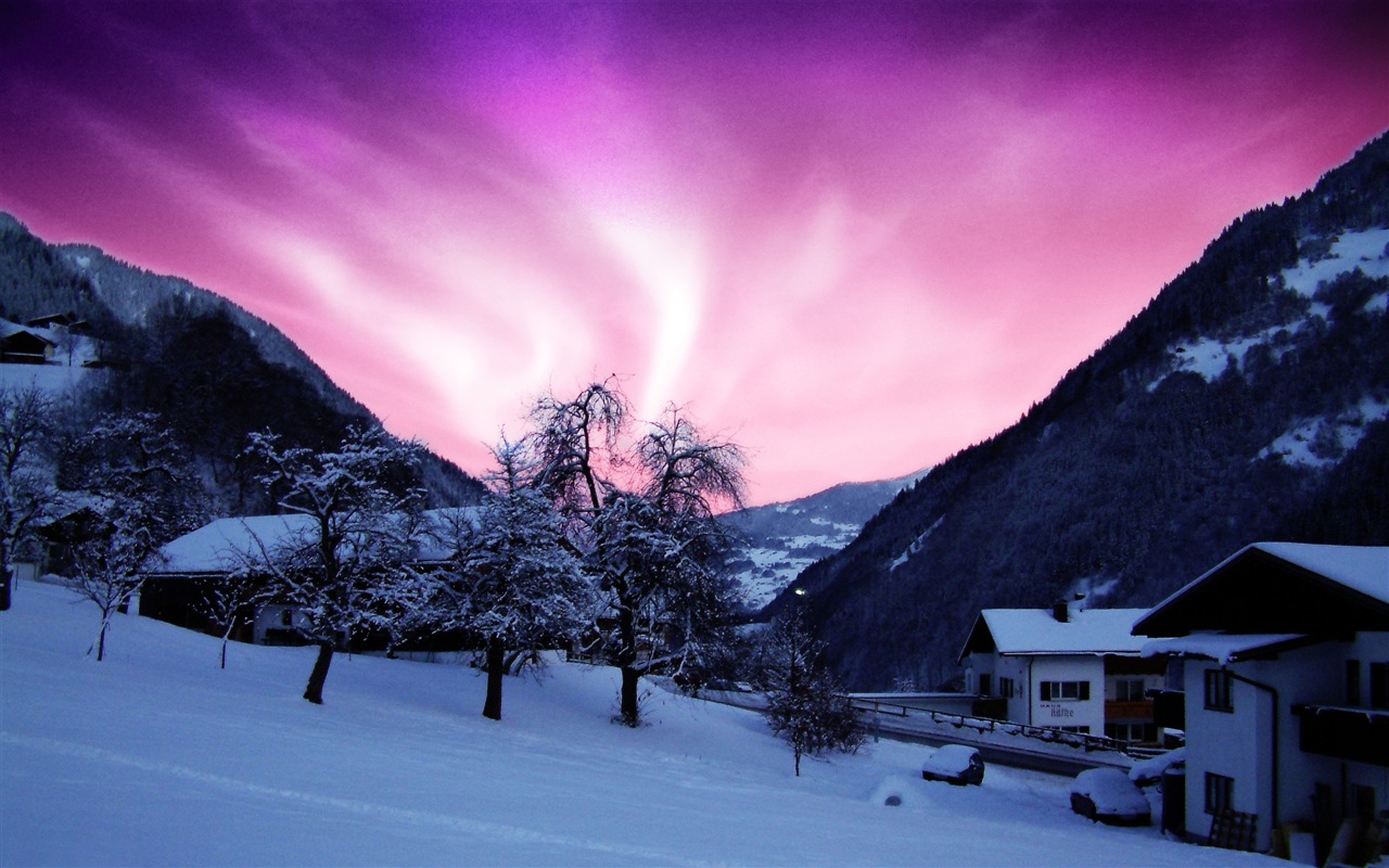 Přírodní divy Northern Lights HD Wallpaper (2) #1 - 1280x800