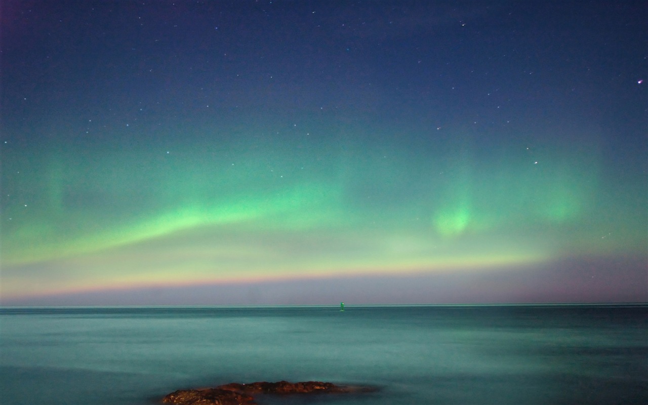 Merveilles naturelles du Nord Fond d'écran HD Lumières (2) #8 - 1280x800