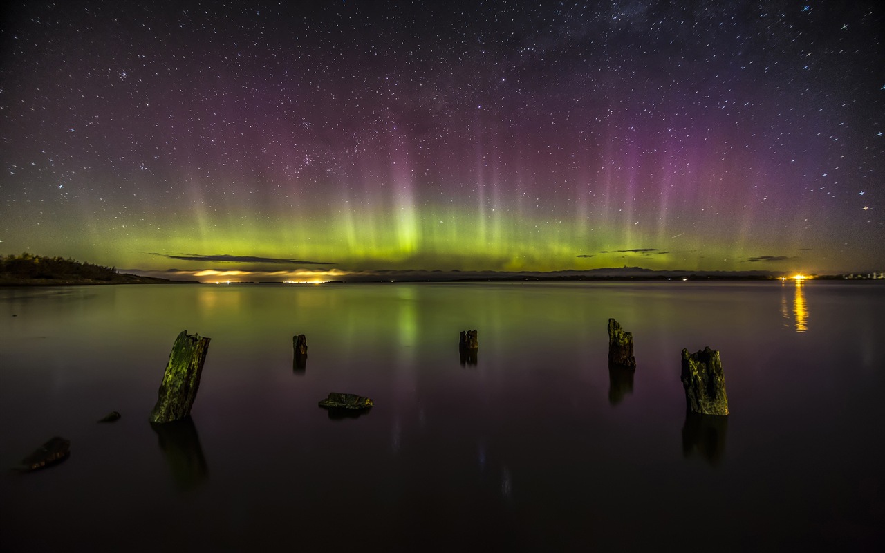 Merveilles naturelles du Nord Fond d'écran HD Lumières (2) #24 - 1280x800