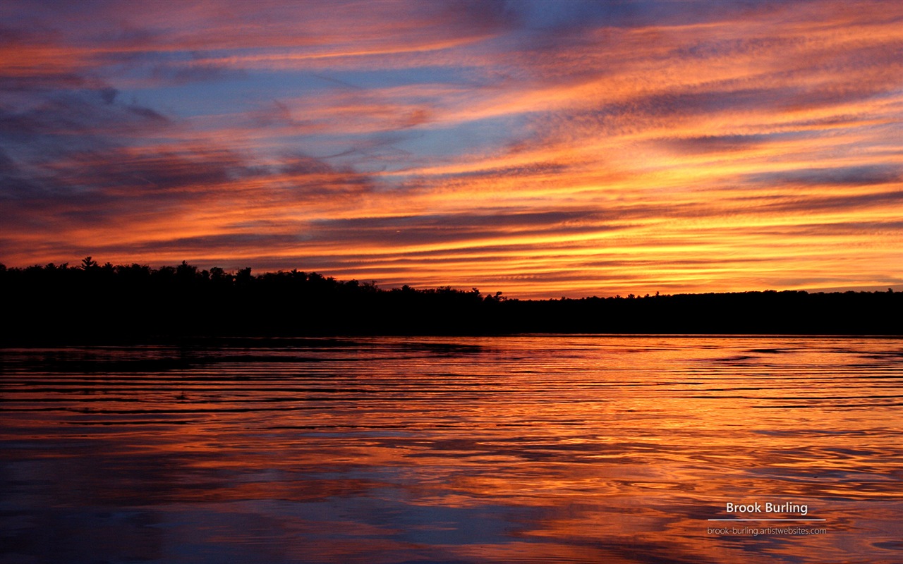 Windows 8 Fondos de pantalla: Painted Skies #1 - 1280x800