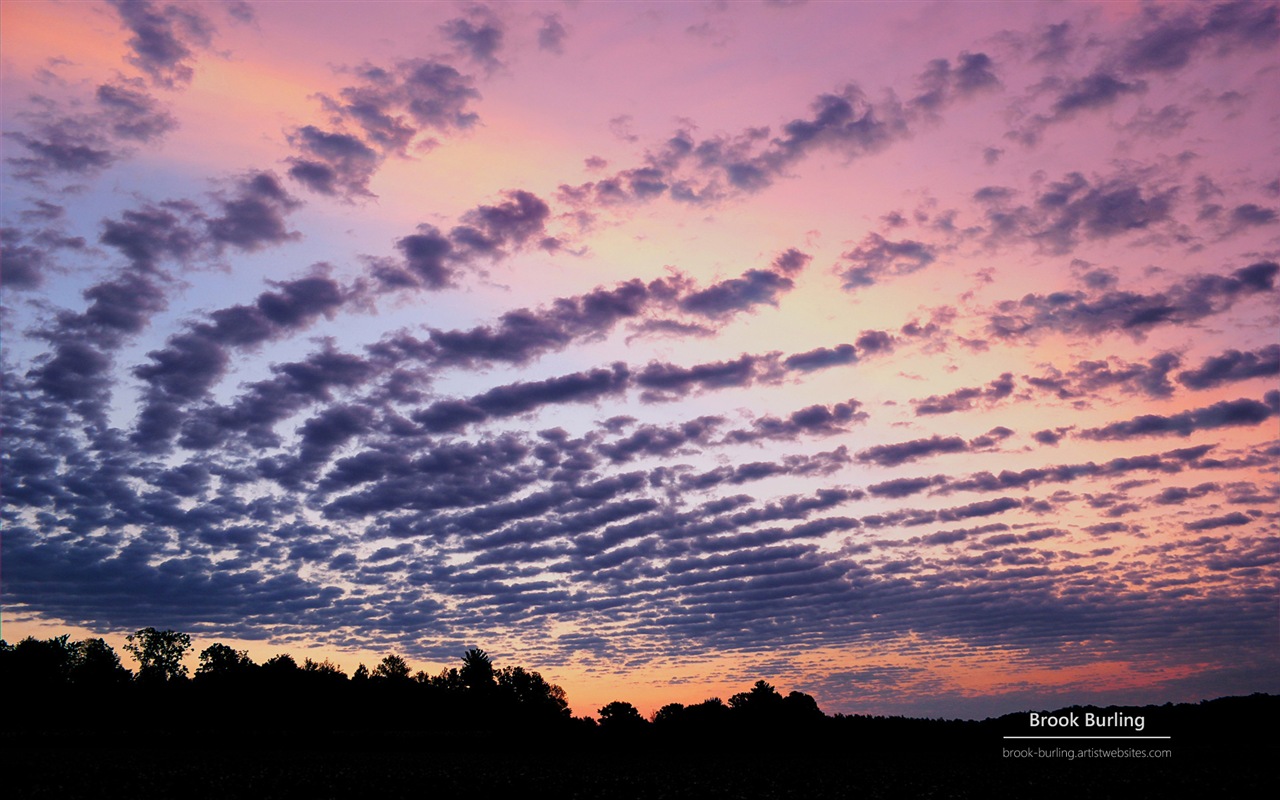 Windows 8 Fondos de pantalla: Painted Skies #2 - 1280x800