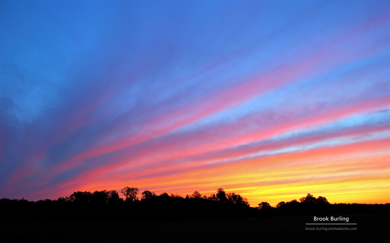 Windows 8 Fondos de pantalla: Painted Skies #5 - 1280x800