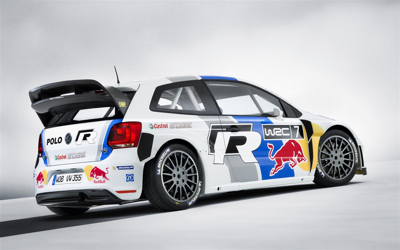 2013 폭스 바겐 폴로 R WRC HD 배경 화면 #2 - 1280x800