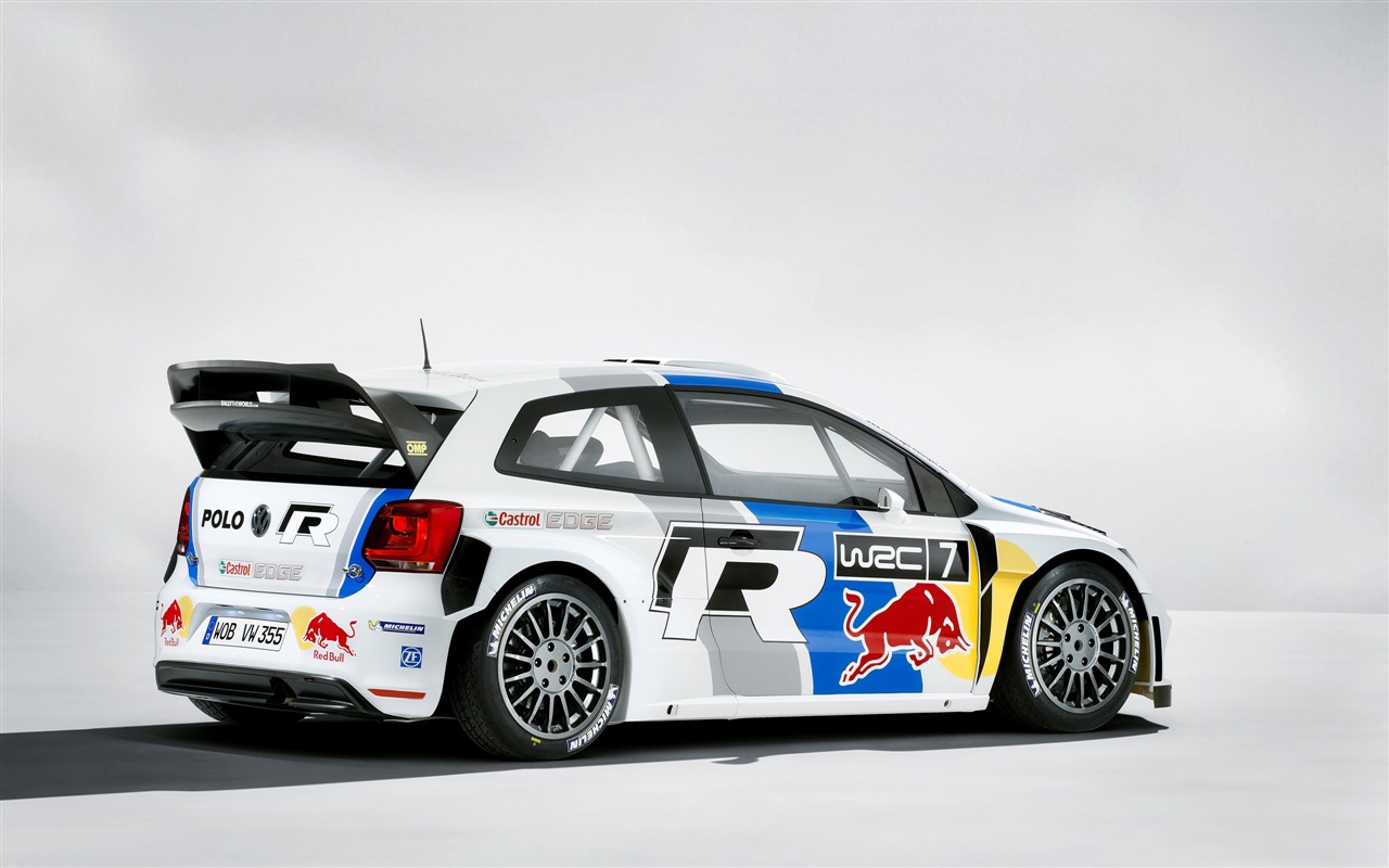 2013 폭스 바겐 폴로 R WRC HD 배경 화면 #3 - 1280x800