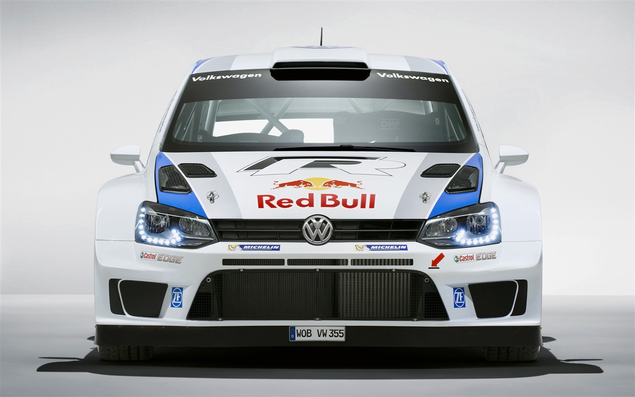 2013 폭스 바겐 폴로 R WRC HD 배경 화면 #4 - 1280x800