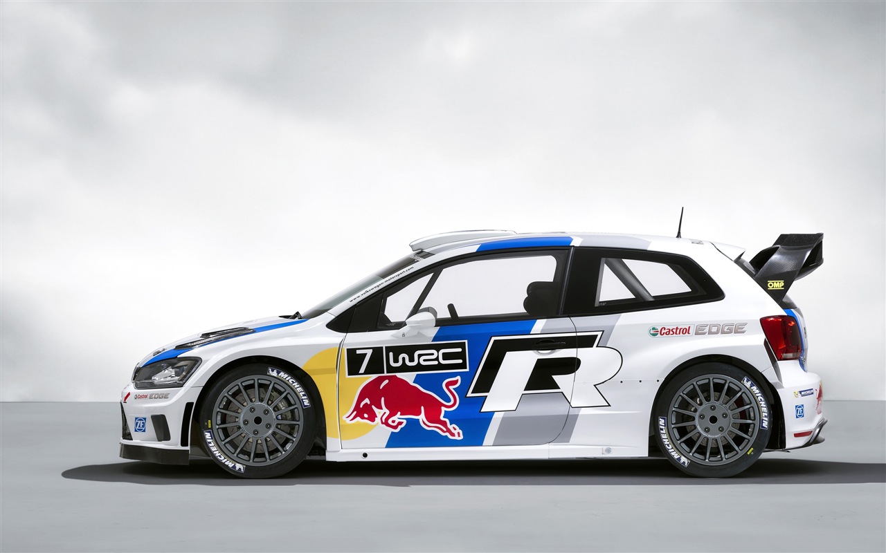2013 폭스 바겐 폴로 R WRC HD 배경 화면 #5 - 1280x800