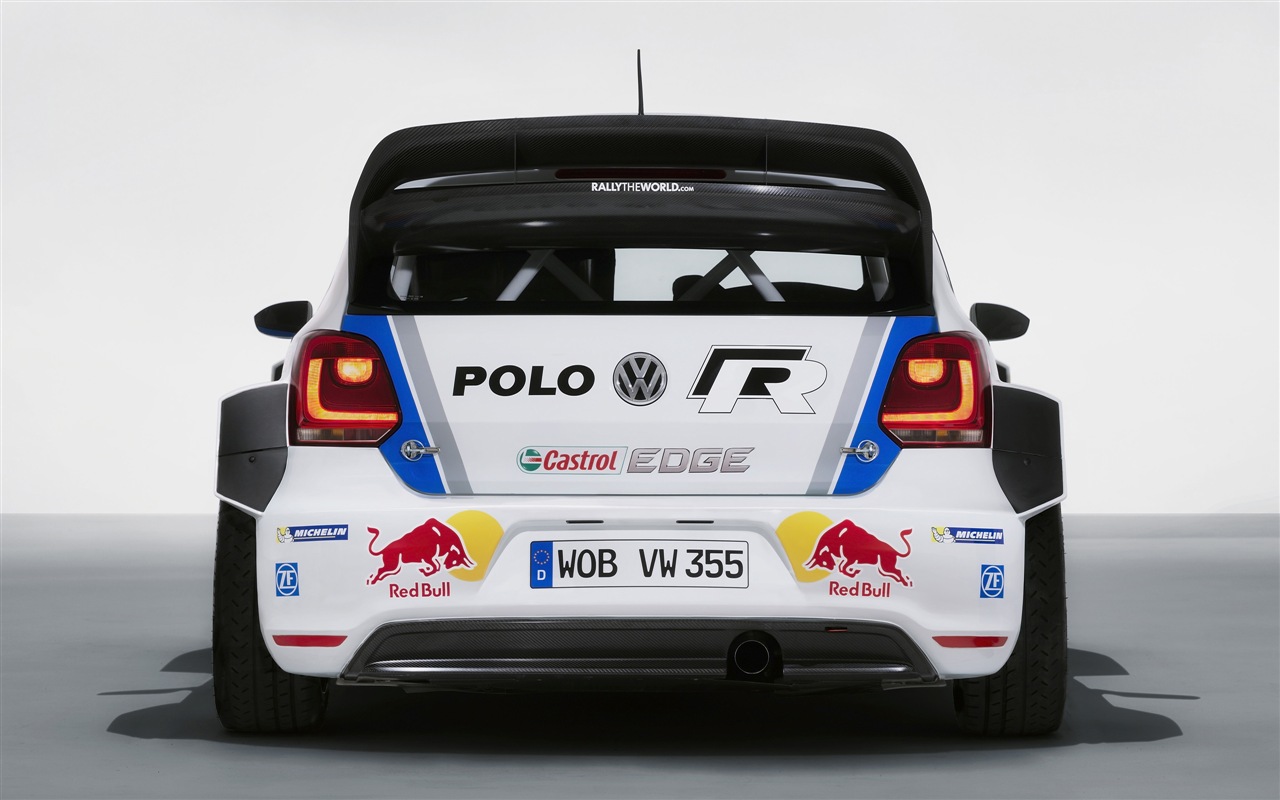 2013 폭스 바겐 폴로 R WRC HD 배경 화면 #6 - 1280x800