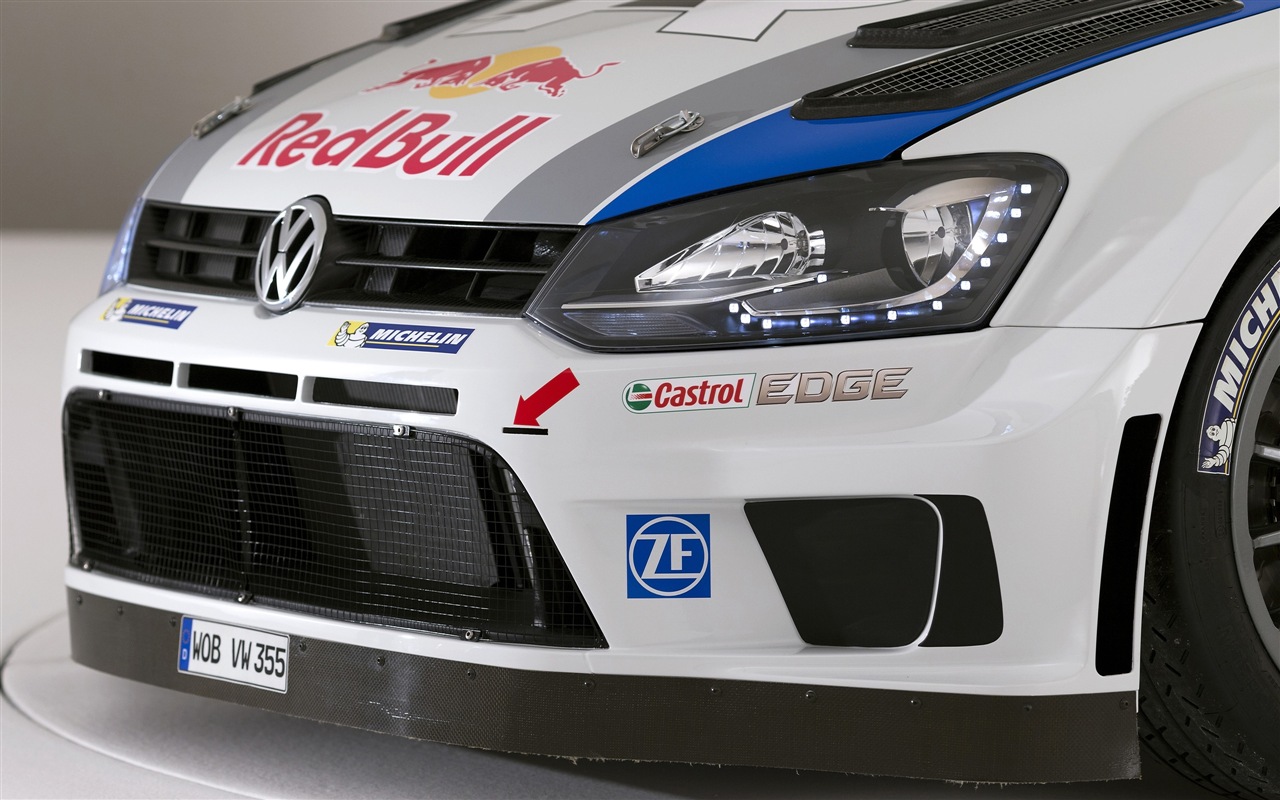 2013 폭스 바겐 폴로 R WRC HD 배경 화면 #7 - 1280x800