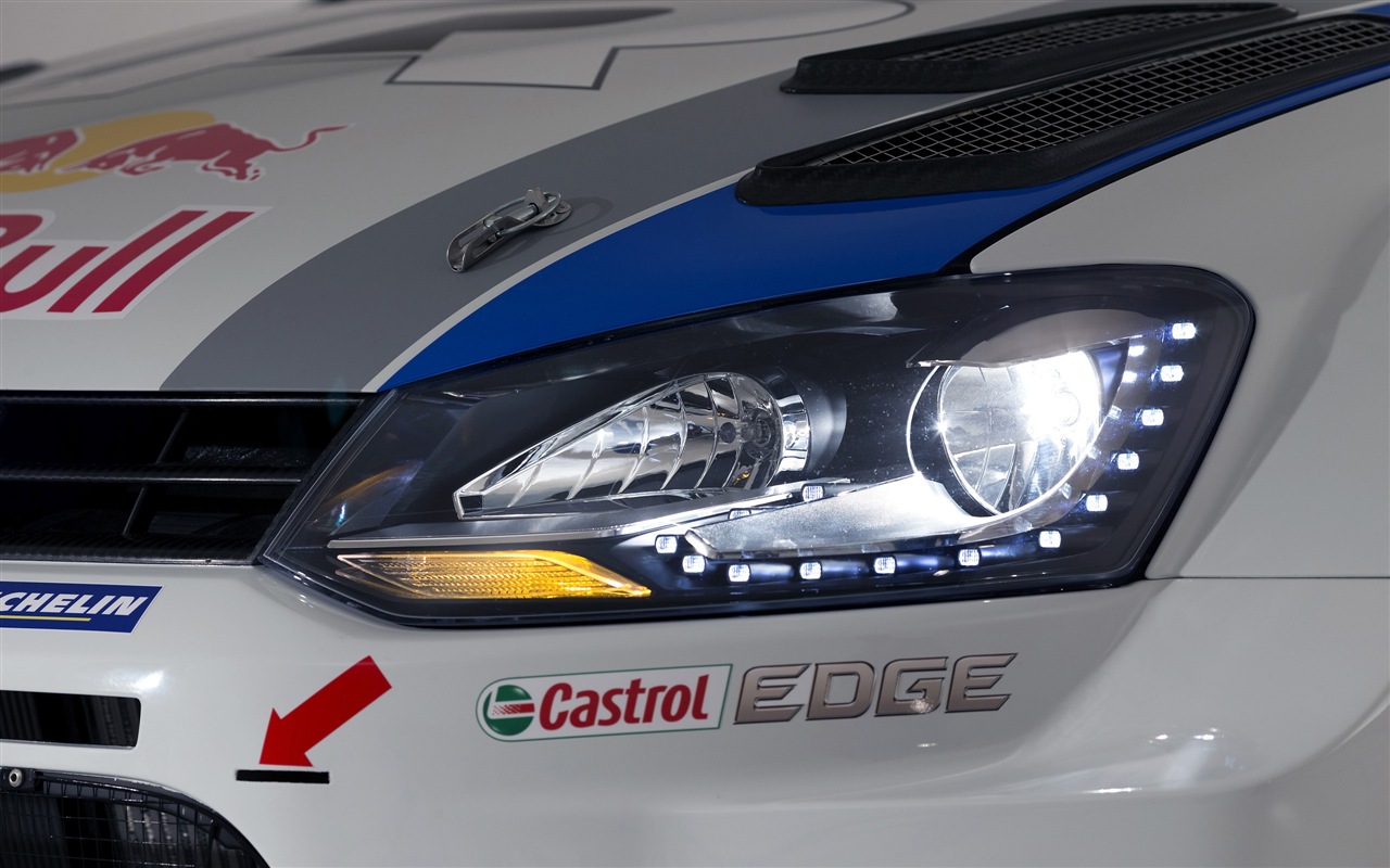 2013 폭스 바겐 폴로 R WRC HD 배경 화면 #8 - 1280x800