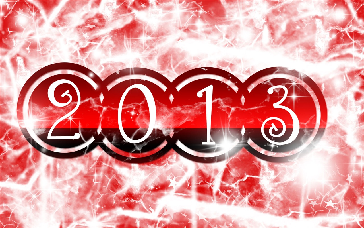 2013 New Year theme creative wallpaper(1) #3 - 1280x800