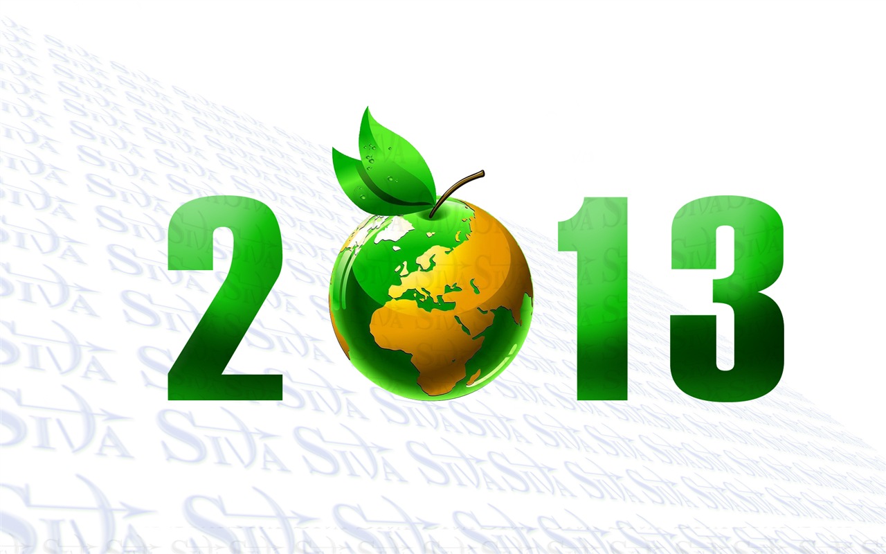 2013 New Year theme creative wallpaper(1) #5 - 1280x800