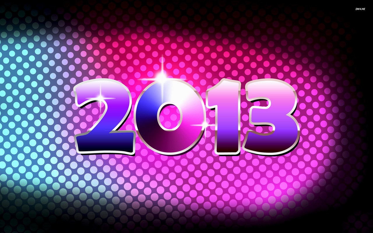 2013 New Year theme creative wallpaper(1) #9 - 1280x800