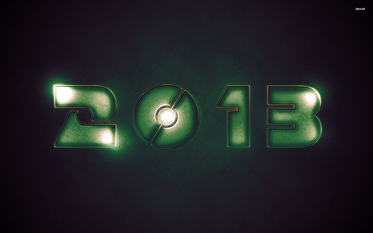 2013 New Year theme creative wallpaper(1) #10 - 1280x800