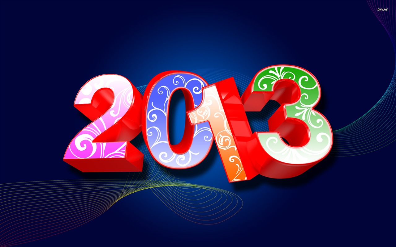 2013 새해 테마 창작 배경 화면 (1) #12 - 1280x800