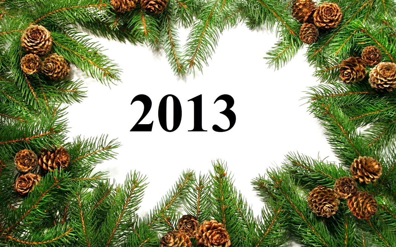 2013 New Year theme creative wallpaper(1) #20 - 1280x800