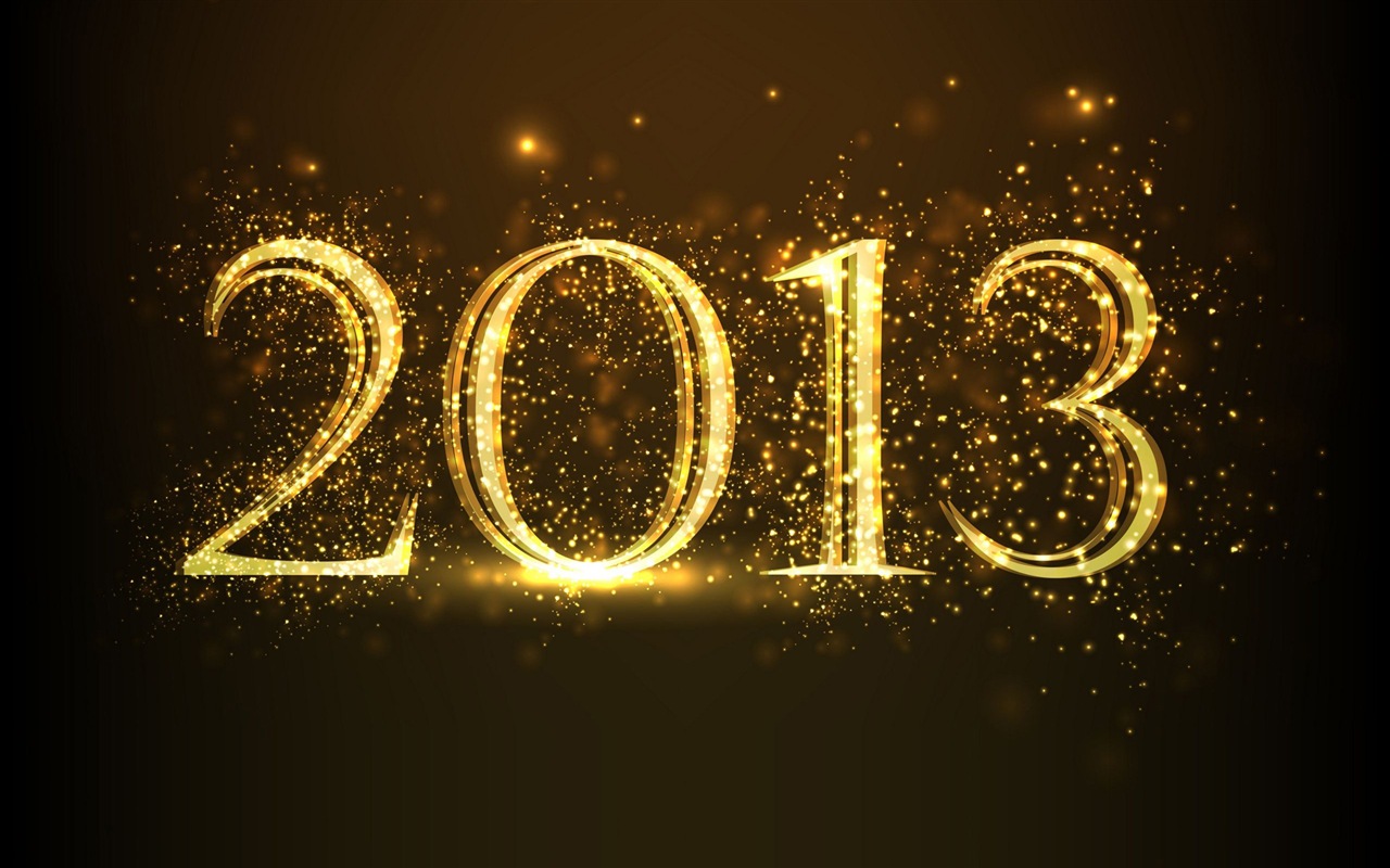 2013 New Year theme creative wallpaper(2) #1 - 1280x800