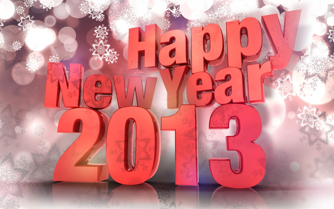 2013 New Year theme creative wallpaper(2) #5 - 1280x800