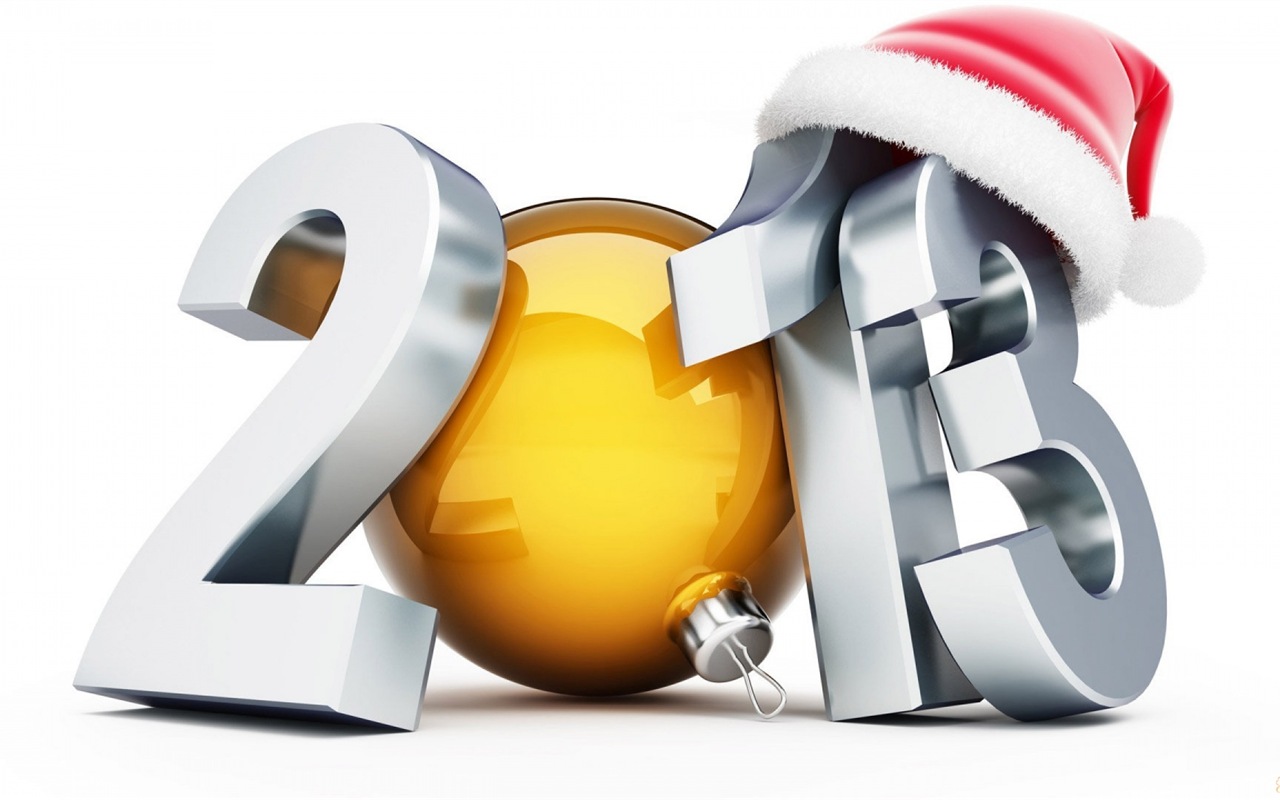 2013 New Year theme creative wallpaper(2) #7 - 1280x800