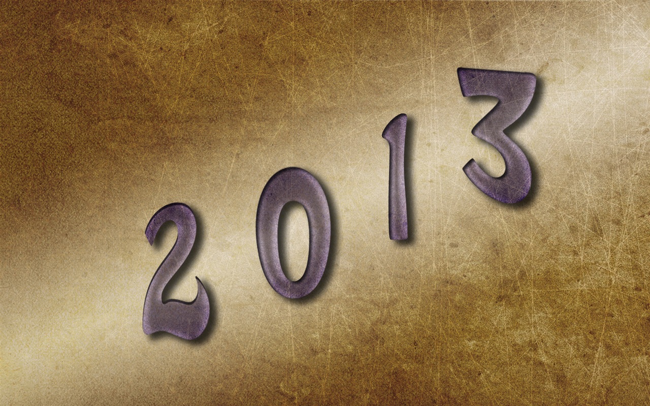 2013 New Year theme creative wallpaper(2) #8 - 1280x800