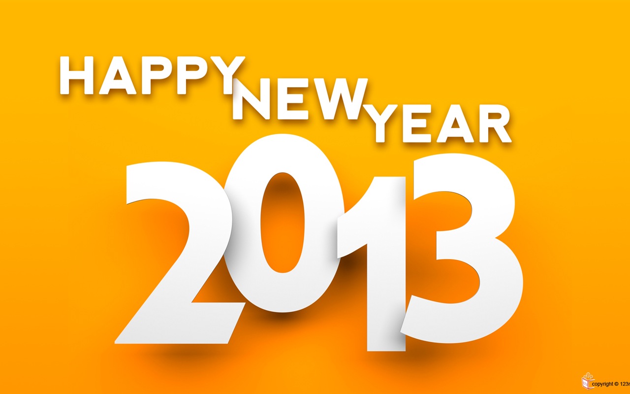 2013 New Year theme creative wallpaper(2) #9 - 1280x800