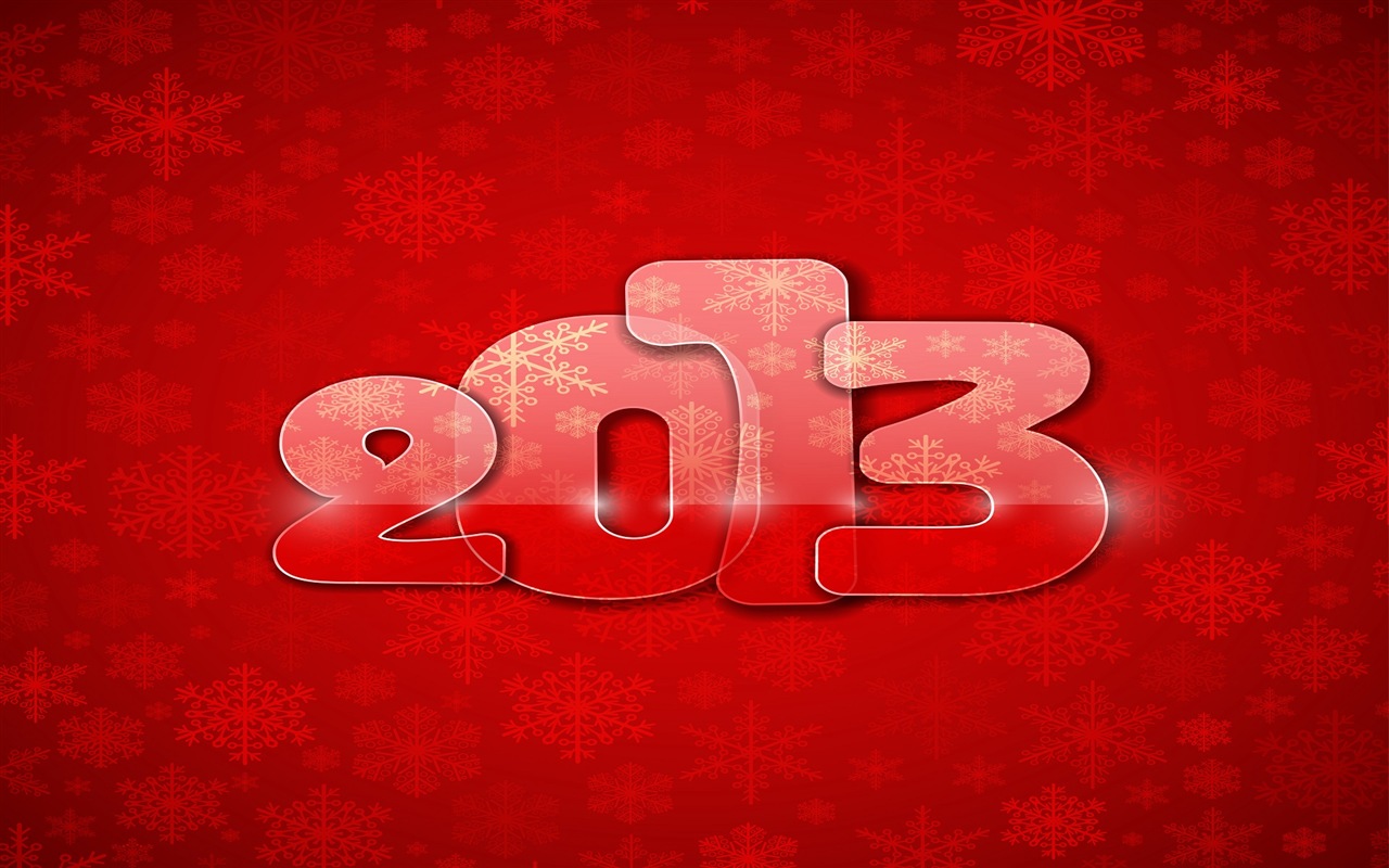 2013 New Year theme creative wallpaper(2) #10 - 1280x800