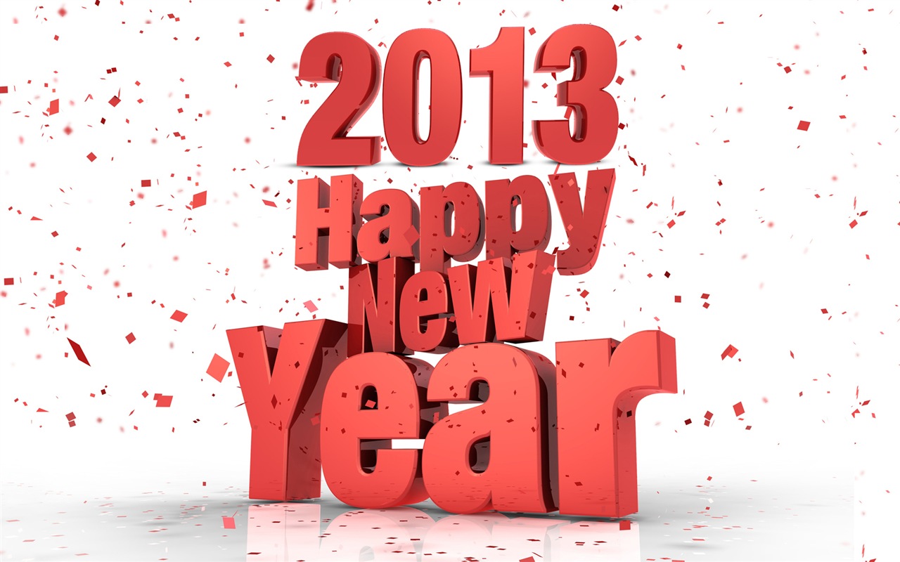 2013 New Year theme creative wallpaper(2) #11 - 1280x800