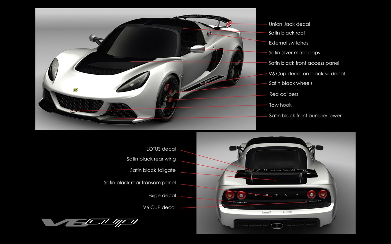 2013 Lotus Exige Cup V6 R HD Tapety na plochu #11 - 1280x800