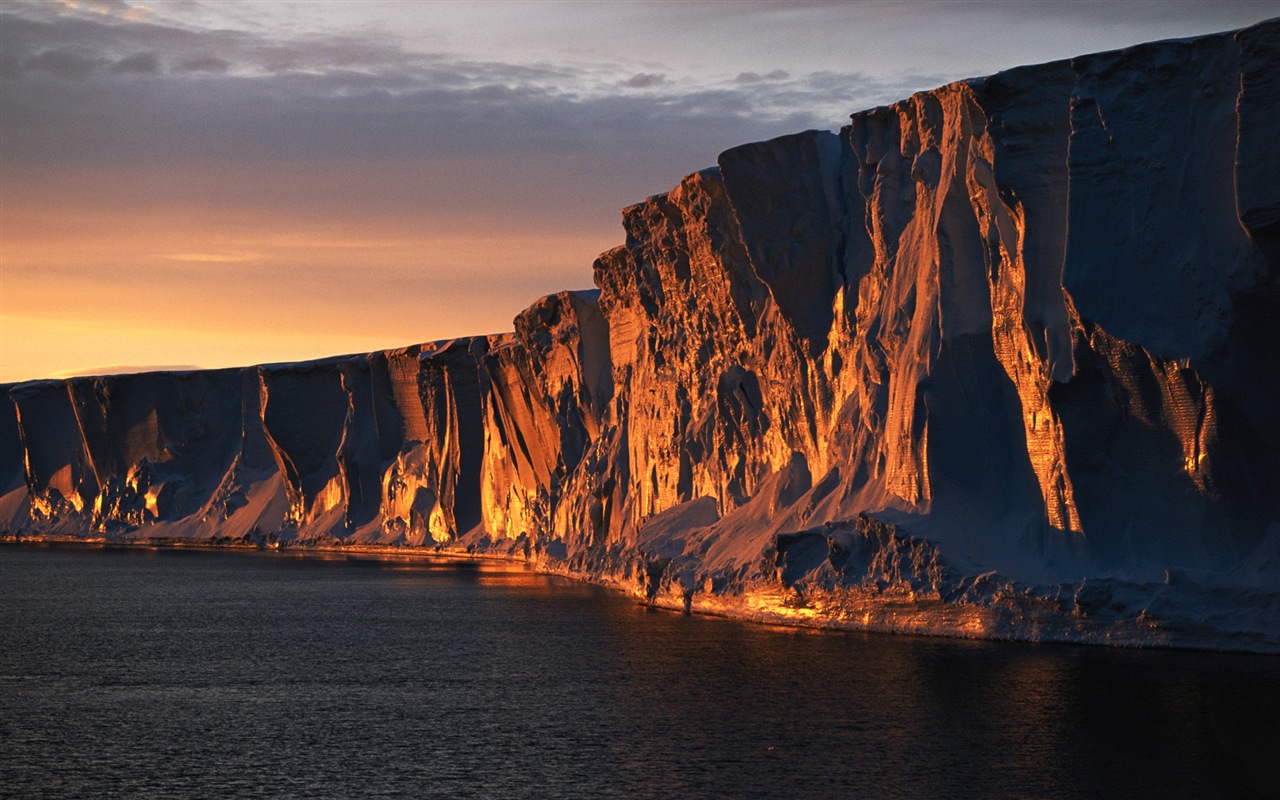 Fonds d'écran Windows 8: l'Antarctique, des paysages de neige, pingouins en Antarctique #2 - 1280x800