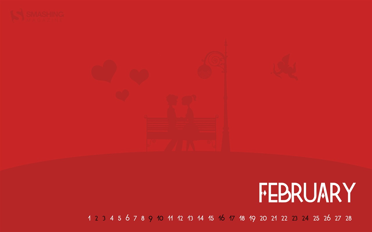 2013年2月 月曆壁紙(二) #13 - 1280x800