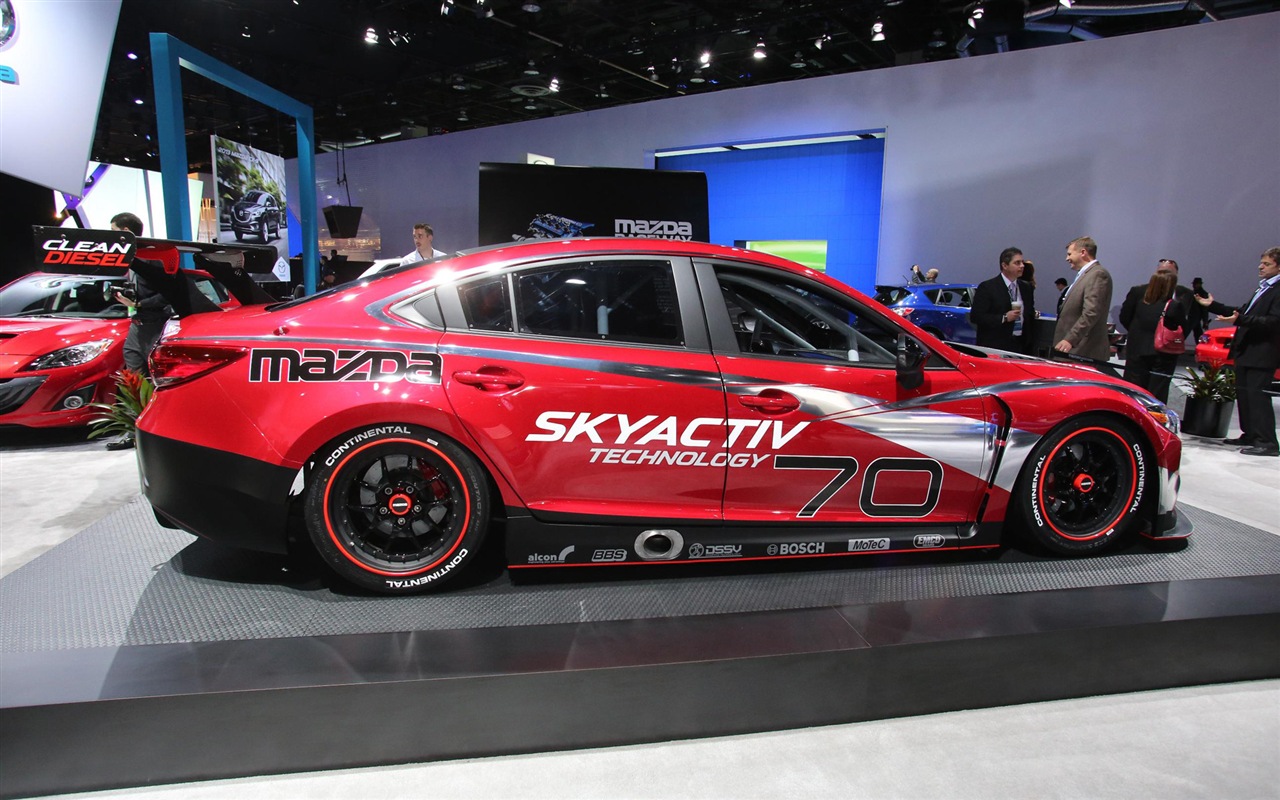 2013 Mazda 6 Skyactiv-D race car 马自达 高清壁纸2 - 1280x800