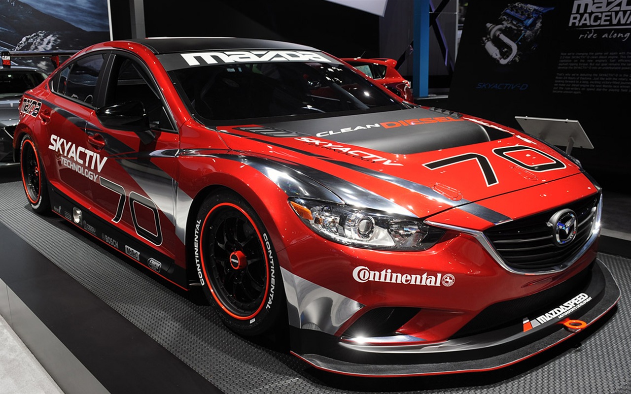 2013 Mazda 6 Skyactiv-D race car 马自达 高清壁纸6 - 1280x800