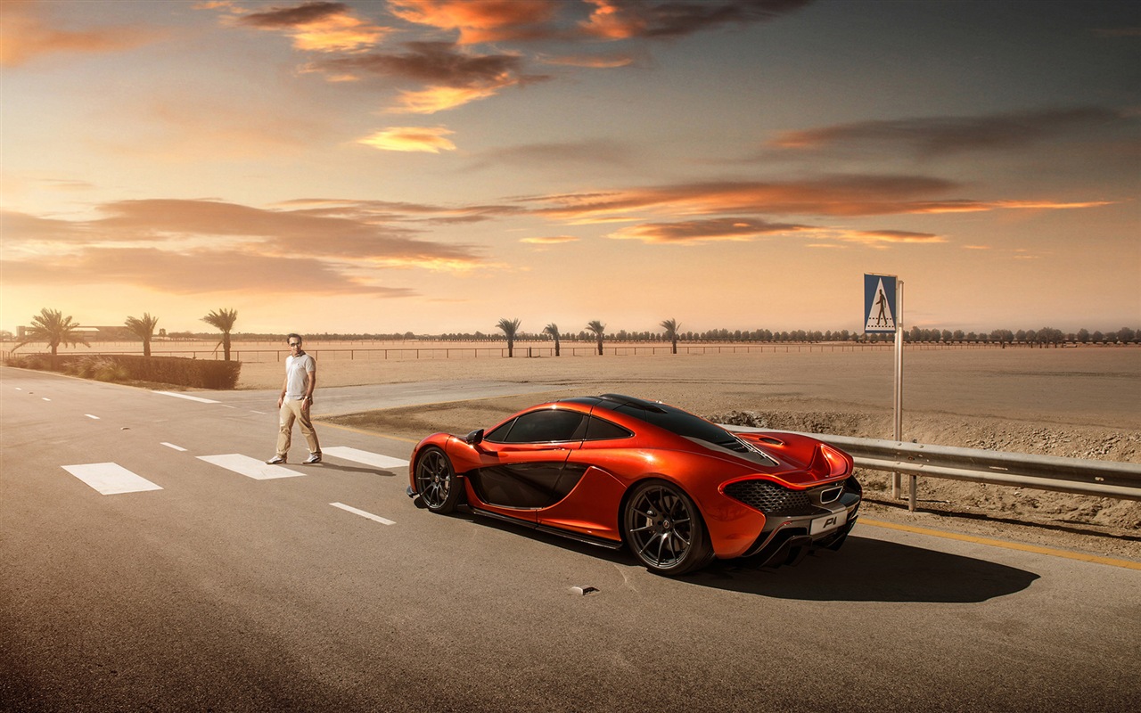 2013 McLaren P1 supercar HD Tapety na plochu #5 - 1280x800