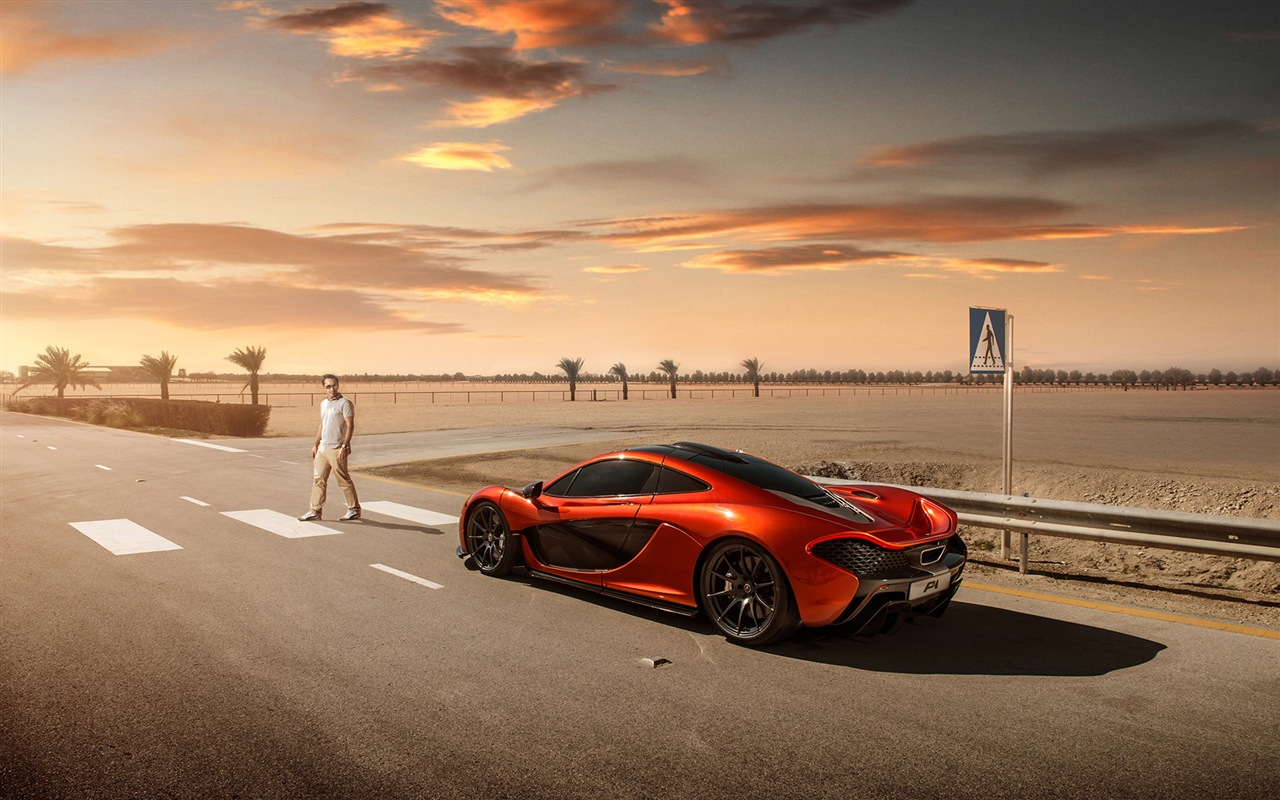 2013 McLaren P1 supercar 迈凯轮P1 超级跑车高清壁纸5 - 1280x800