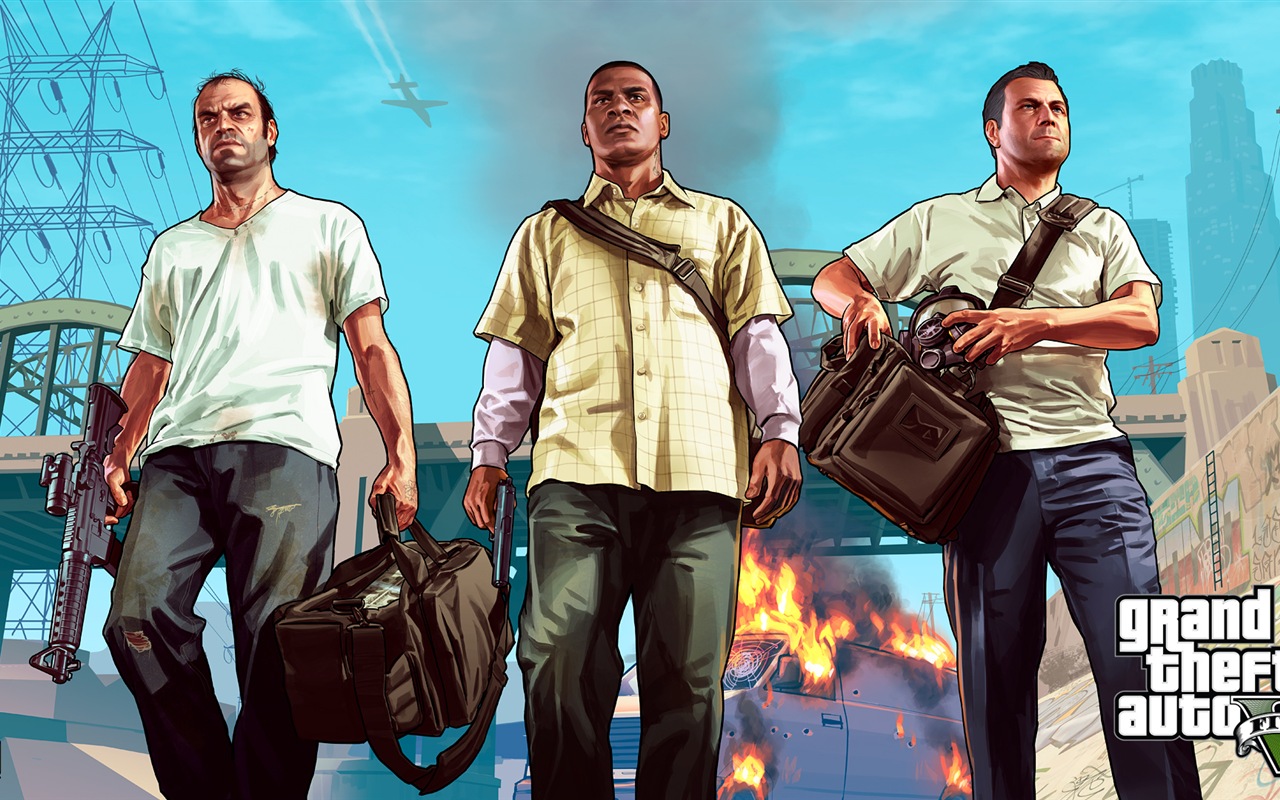 Grand Theft Auto V 侠盗猎车手5 高清游戏壁纸1 - 1280x800