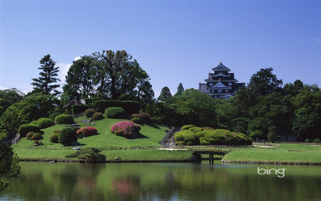 Microsoft Bing écran HD: Japonais papier peint thème du paysage #15 - 1280x800