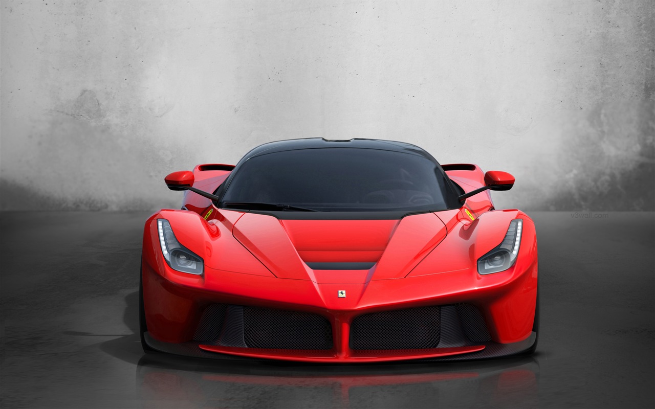 2013 Ferrari LaFerrari 法拉利LaFerrari红色超级跑车高清壁纸3 - 1280x800