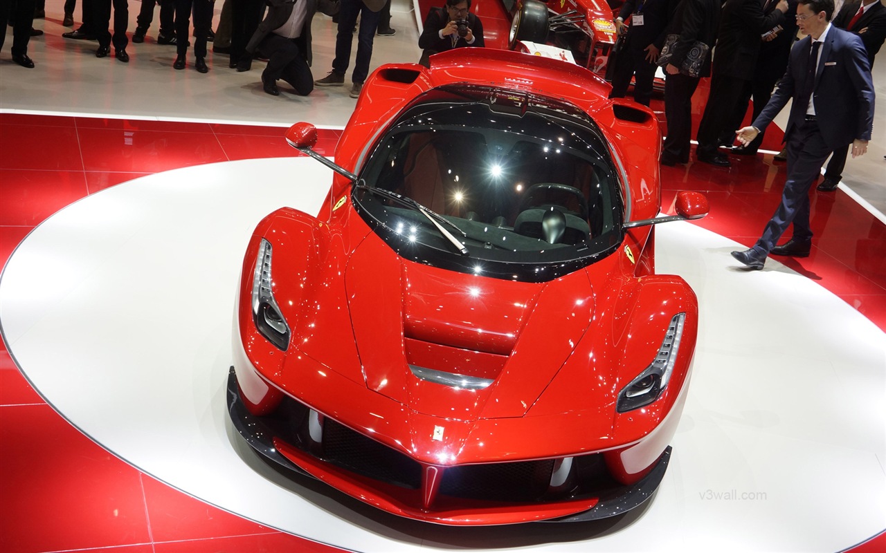2013 Ferrari LaFerrari 法拉利LaFerrari紅色超級跑車高清壁紙 #11 - 1280x800