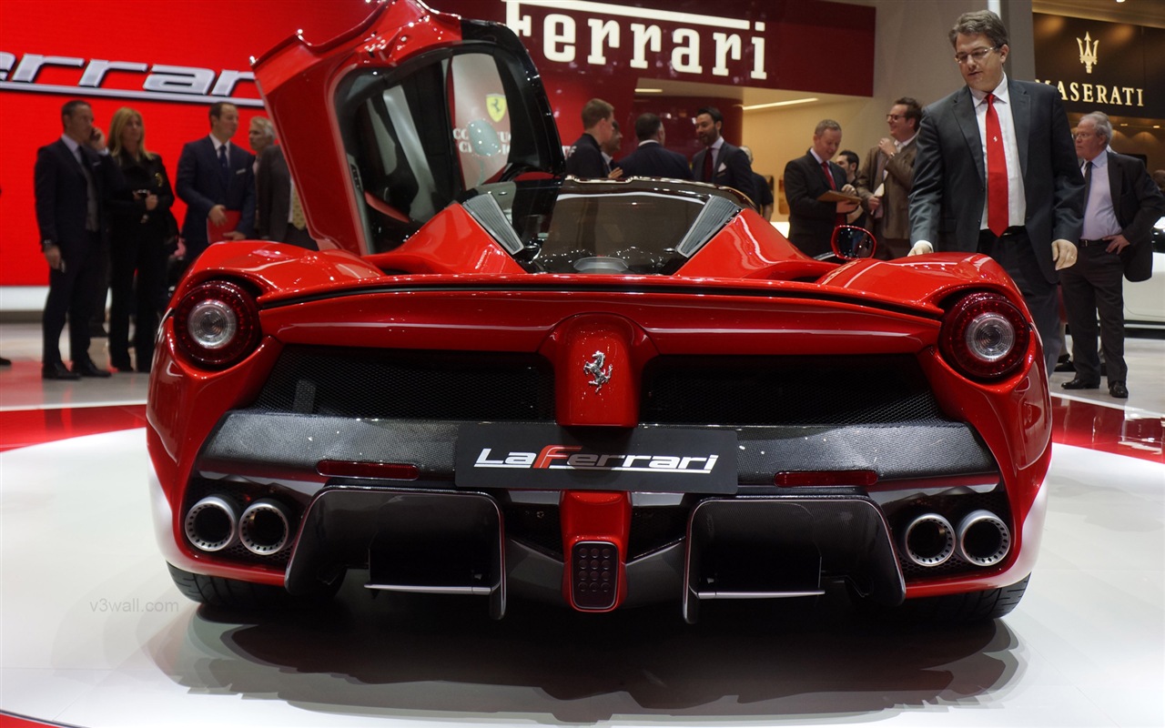 2013 Ferrari LaFerrari red supercar HD Tapety na plochu #16 - 1280x800