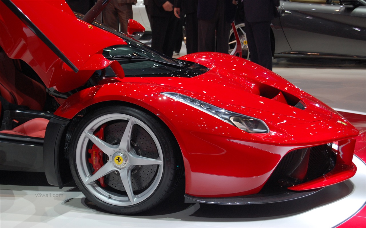 2013 Ferrari LaFerrari 法拉利LaFerrari红色超级跑车高清壁纸20 - 1280x800