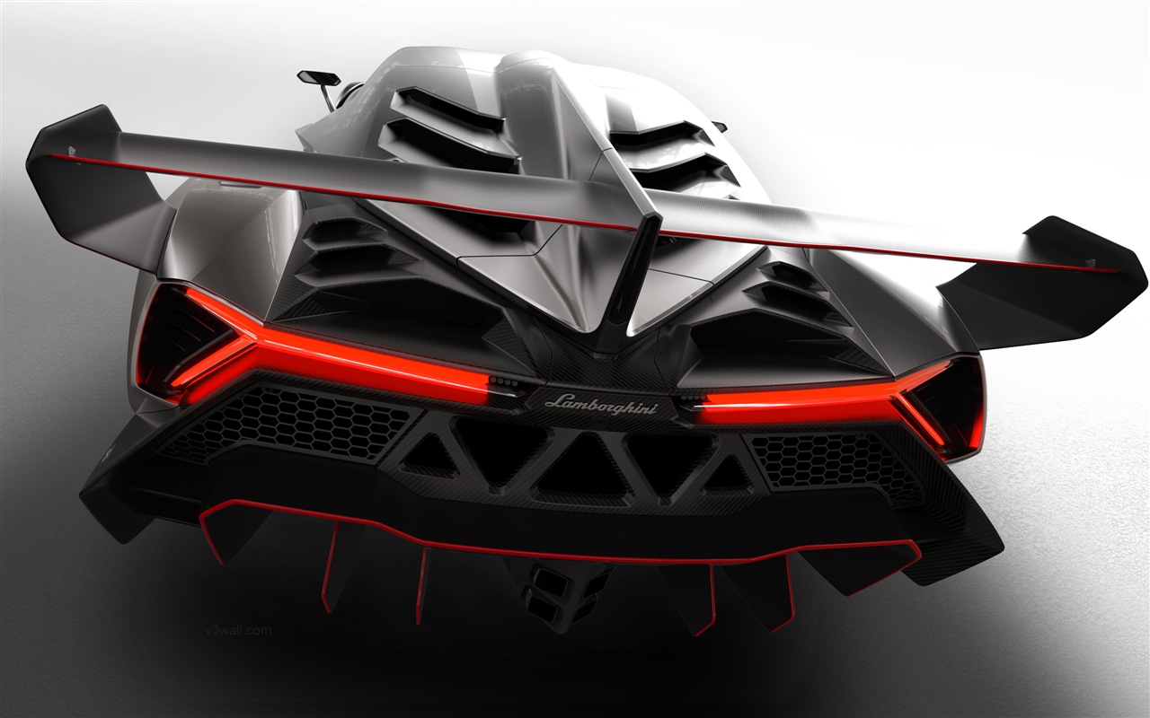 2013 람보르기니 Veneno 고급 supercar HD 배경 화면 #5 - 1280x800