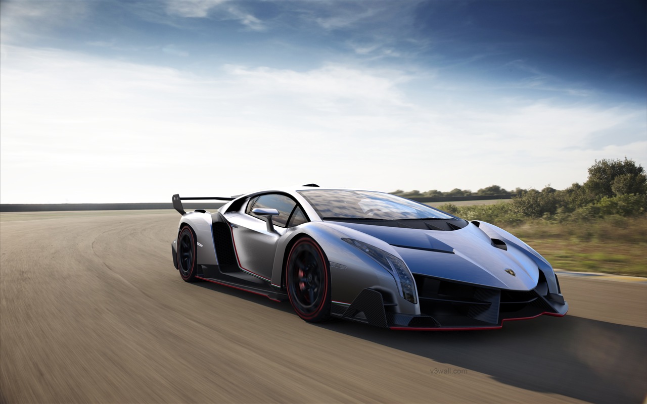 2013 Lamborghini Veneno 兰博基尼Veneno豪华超级跑车高清壁纸7 - 1280x800