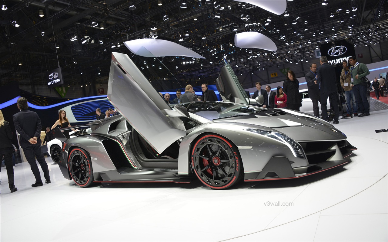 2013 Lamborghini Veneno luxury supercar HD wallpapers #12 - 1280x800