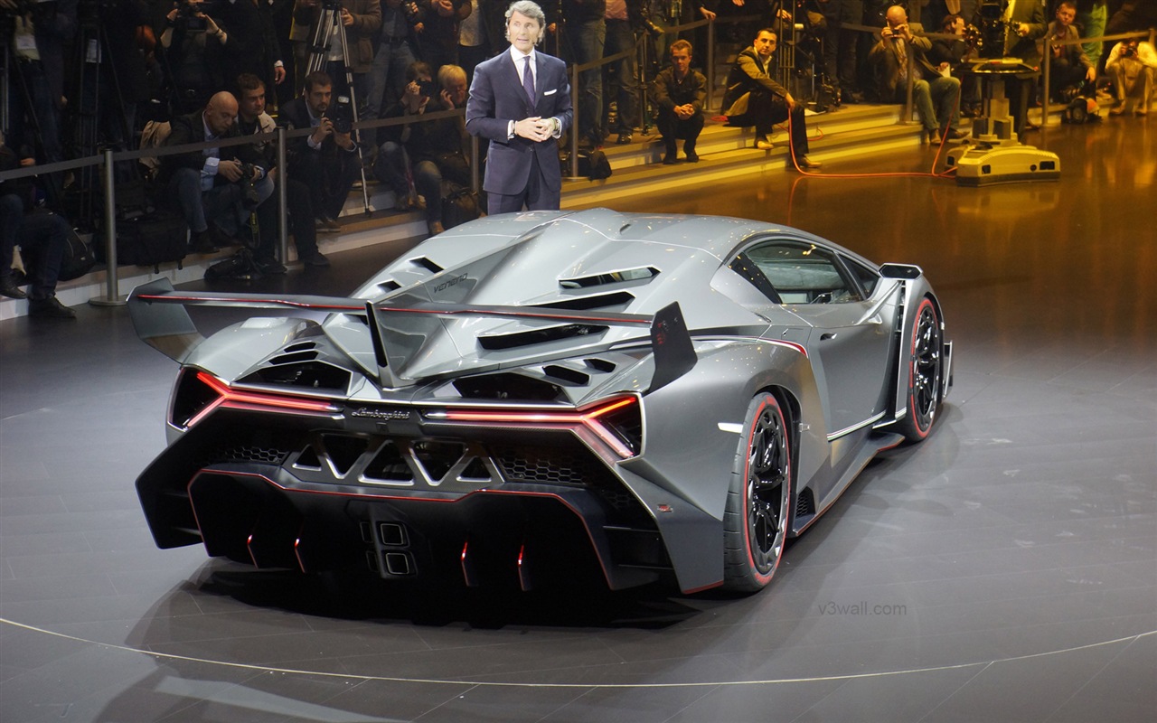 2013 Lamborghini Veneno 蘭博基尼Veneno豪華超級跑車高清壁紙 #13 - 1280x800